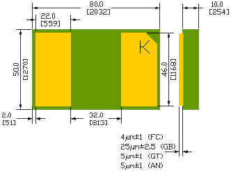 SMXDS80V10A Microsemi MS1008  Schottky Diode, 80V, 10A (MS1008)