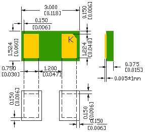 nanoDFN SMXMBR1580CT Microsemi MBR1580CT Schottky Diode, 80V, 20A (MBR1580CT)