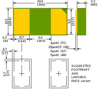 nanoDFN SMXCZRV5234B Comchip CZRV5234B Zener Diode, 6.2V  5%,200mW