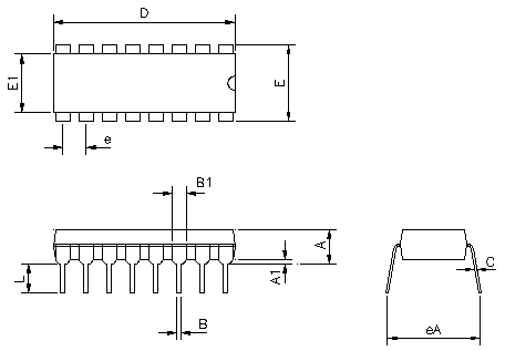 PLASTIC DUAL IN LINE PACKAGE